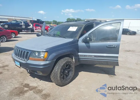 2001 Jeep Grand Cherokee Limited z USA, uszkodzony, nr VIN 1J4GW58N41C654035